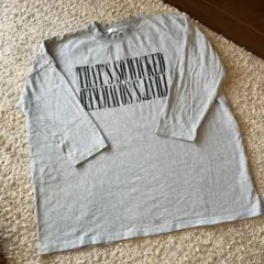 ローリーズファーム　グレー長袖Tシャツ