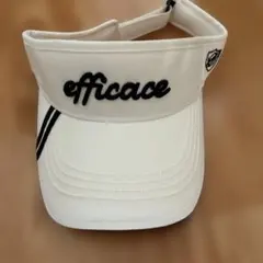 efficace ゴルフ サンバイザー ホワイトのサムネイル