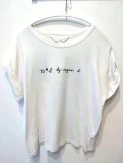 TO★b. by agnès b. ホワイトTシャツ 40