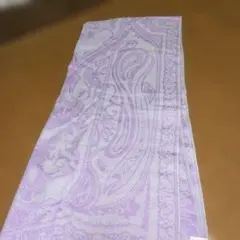紫色 ペイズリー柄 ストール