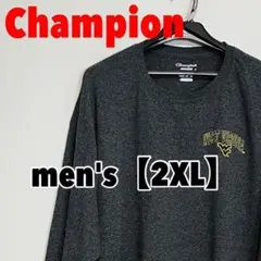 f899【Champion】長袖プリントTシャツ【2XL】