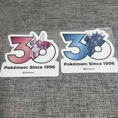 ポケモン 30周年記念 ステッカー ポリゴン・ポリゴン2 - メルカリ