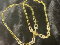 ハードウェアネックレス　石あり