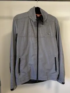 PUMA チェック柄 ウィンドブレーカー