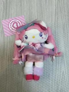 原宿限定ハローキティ ぬいぐるみ 約25cm タグ付き