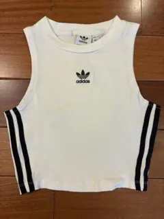 adidas Originals クロップド タンクトップ ホワイトのサムネイル
