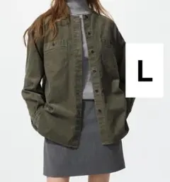 UNIQLO コーデュロイロングシャツジャケット