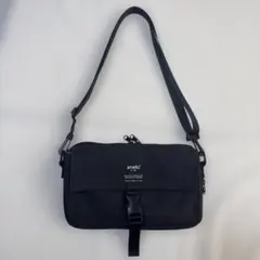 anello アネロ お財布ショルダー バッグ ブラック メンズ レディース