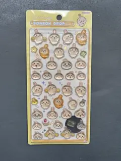 ボンボンドロップシール　うさぎ