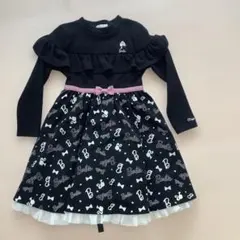 メゾピアノ　バービー　コラボワンピース　120センチ