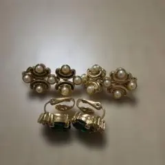 p*n様 Nina Ricci ニナリッチ イヤリング2点まとめ 17.76g