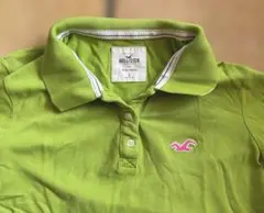 ★Hollister（ホリスター）ポロシャツ L　ライトグリーン（草色）のサムネイル