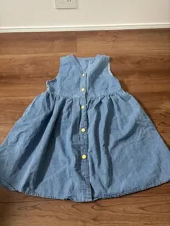デニムノースリーブワンピース 140
