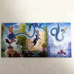 ディズニー 映画『ズートピア２』　入場者特典 ビジュアル パノラマボード