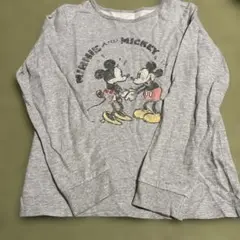 GU ミッキーミニー薄手トレーナー　グレー　150サイズ