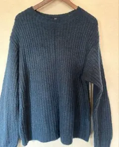 UNIQLO モヘアブレンドオーバーサイズセーター　ざっくり編み　ニット　M