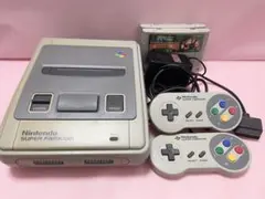sfc スーパーファミコン本体　カセット2本付き　動作確認済み