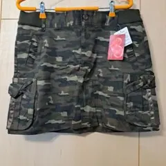 【未使用】＆ LOVE 大人可愛いフェミニンカーゴスカート