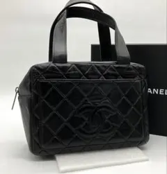⭐️ 美品 シャネル マトラッセ ココ ミニ ハンドバッグ ブラック 鑑定済