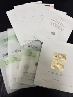 ダルバ　ホワイトトリュフナリシングトリートメントマスク　ダブルマスクパック 9点