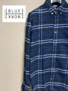 [値下げ]BLUE WORK チェックシャツのサムネイル