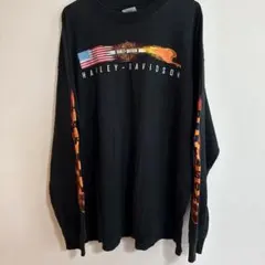 USA製】ハーレーダビッドソン ポケットTシャツ ロングTシャツ 96年製
