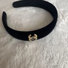【箱あり美品】CHANEL/リボンカチューシャ/ヘアバンド/クラシック/レトロ 箱あり美品】CHANEL/リボンカチューシャ/ヘアバンド/クラシック/レトロ