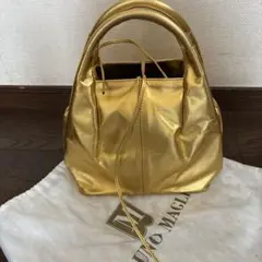BRUNO MAGLI ゴールド トートバッグのサムネイル