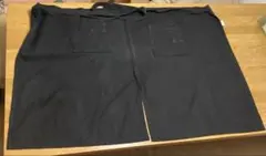 無印良品　黒　綿　エプロンのサムネイル