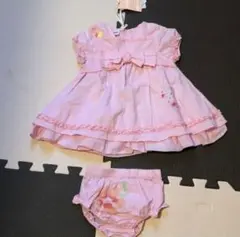 値下げ‼︎激カワ❤️ピンク半袖ワンピース セットアップ♪フォーマル 結婚式に♪