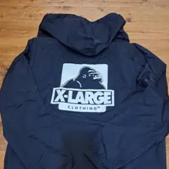 X-LARGE ブラック ナイロンジャケット