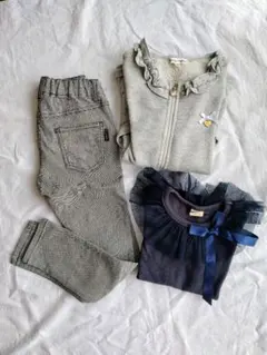 ブランシェス エニィファム Bee 長袖カットソー ボトム　120 130