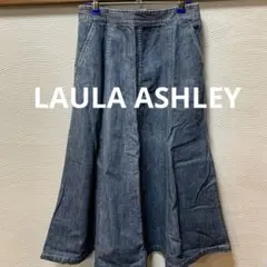 LAURA ASHLEY ローラアシュレイ　デニムスカート フレアスカート　9号
