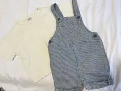 90 サロペット　Tシャツ　セットのサムネイル