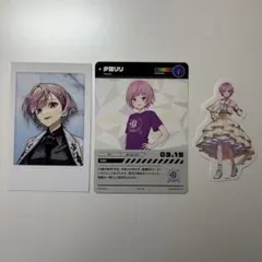 夕陽リリ　にじフェスコレクションカード　ハピトリランダムチェキ　6周年ステッカー