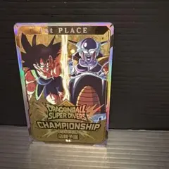 ドラゴンボールスーパーダイバーズ店舗予選　優勝カード風賞状