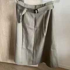 NATURAL BEAUTY BASIC スカート　ブラウン　Ｌサイズ　ベルト付