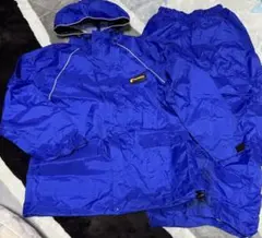 キッズ　レインウエア　上下セット　カッパ　雨具　修学旅行　140