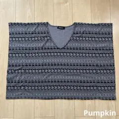 Pumpkin オーバーサイズＶネックTシャツのサムネイル