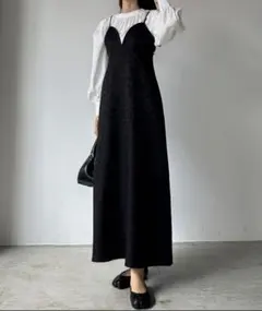 ジャガードキャミワンピース