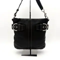COACH コーチ SOHO レザー ショルダーバッグ ブラック Y2K