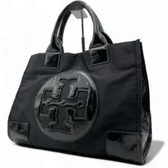 良品 TORY BURCH トートバッグ ナイロン ブラック エラ