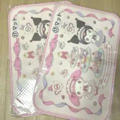 マイメロ　クロミ　一番くじ　マット2枚セット　未開封