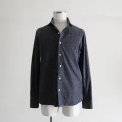 【イタリア製】Mario Muscariello ホリゾンタルカラー　花柄シャツのサムネイル