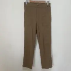 レディース イージーパンツ ブラウン M