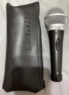 SHURE SM58 ダイナミックマイク 本体 マイクホルダー付 - メルカリ