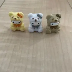 ハローキティ クマの着ぐるみ フィギュア レトロ レア