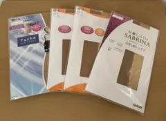 SABRINA Tuche ストッキング ４点セット M〜L ヌードベージュ
