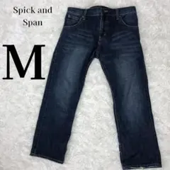 スピック＆スパン アンクル丈 ダメージ加工 ストレート デニムパンツ Gパン Mのサムネイル