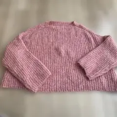 美品＊COCAピンクのニットセーター ONE SIZE